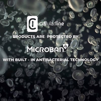 Cellularline Sensation Plus - iPhone 15 Pro Max maciņš with MICROBAN Coating (melns)