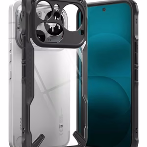 Ringke Fusion X maciņš priekš Nothing Phone 4A Pro - caurspīdīgs un melns