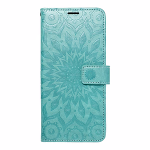 Flip case for Samsung A12 / M12 Mezzo Book mandala green