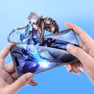 HOCO aizsargstikls HD 5D Guardian shield (komplekts 10-in-1) paredzēts iPhone 15 Pro melns (G14)