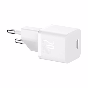 Mini sienas lādētājs Baseus GaN5 20W (balts)