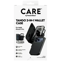 CARE by PanzerGlass Funkcionālais Tango 2in1 Maki apvalks Magnētiskais iPhone 17 Pro - Melns