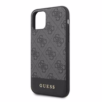 Guess 4G Stripe Collection viedtālruņa apvalks iPhone 11 6.1" / Xr - Pelēks