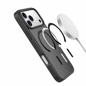 Dux Ducis Yind iPhone 17 Pro Max apvalks saderīgs ar MagSafe - melns