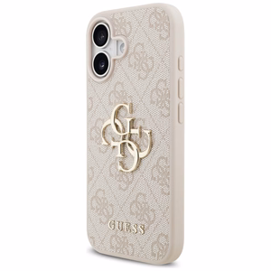 Guess 4G Lielā Logotipa Viedtālruņa apvalks iPhone 17 - rozā