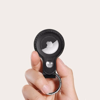 Tech-Protect NaturalFit apvalks Apple AirTag 1/2 - melns