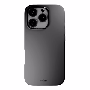 Puro Icon Mag Pro MagSafe silikona apvalks iPhone 16 Pro - tumši pelēks
