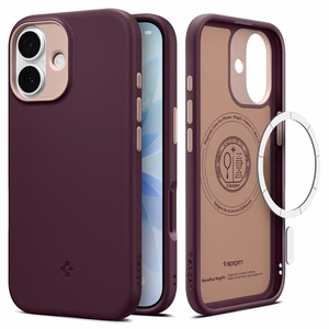 Spigen Nano Pop Mag MagSafe apvalks iPhone 17 viedtālrunim – bordo krāsas