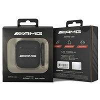AMG AMA2SLWK AirPods apvalks melna/melna āda