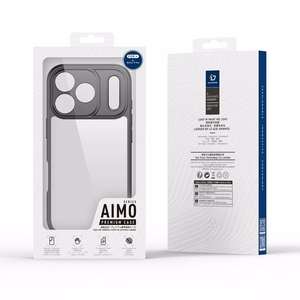 DUX DUCIS AIMO aizsargvāciņš ierīcei iPhone 18 Pro / 17 Pro, krāsa – melna