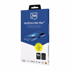 Matēts rūdītais stikls 3mk HardGlass Matt Max Apple iPhone 12 Pro Max