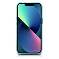 iCarer Litchi Premium ādas apvalks iPhone 14 Magnētiskais ādas apvalks ar MagSafe Zaļš (WMI14220709-GN)