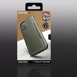 Raptic X-Doria Fort Case iPhone 14 ar MagSafe aizsarga pārsegs - zaļš