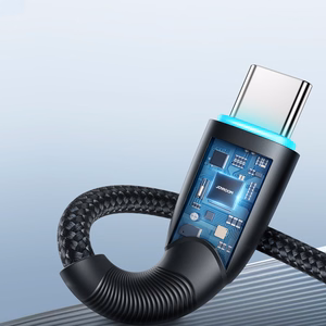 Joyroom Starry Series SA32-CC3 USB-C / USB-C kabelis 60W 1 m - melns
