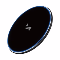 Wozinsky WLI-01Y 15W Qi indukcijas lādētājs ar USB-C kabeli - melns