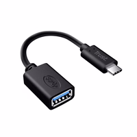 Trust Calyx USB-C uz USB-A adaptera kabelis melns