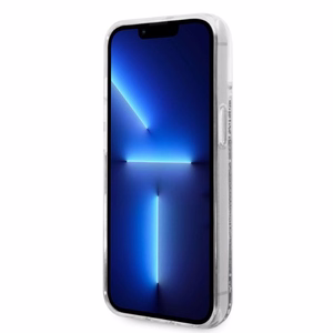 Karl Lagerfeld KLHCP14MLNKHCH iPhone 14 Plus 6.7" sudraba/sudraba cietais apvalks Spīdumi Karl Galva