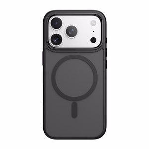 Rock Guard Touch Matte Sērijas Magnētiskā Apvalks Iphone 17 Pro - melns (metāla objektīva rāmis)