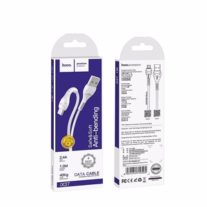 USB cable Hoco X37 Cool Power microUSB 1.0m white