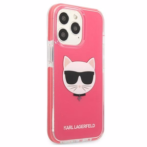 KARL LAGERFELD KLHCP13LTPECPI IPHONE 13 PRO / 13 6.1 "MACIŅŠ FUCHSIA / FUSCHIA CHOUPETTE HEAD