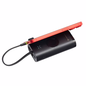 Portatīvais lādētājs Forcell F-Energy F10K4 PD QC3.0 3A 22,5W 10000 mAh su Apple Watch saderīgs melns