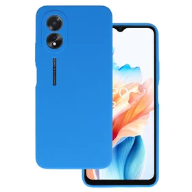 Silicone Lite viedtālruņa apvalks Oppo A38 4G zila krāsa