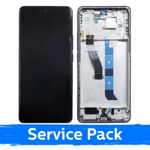 LCD-дисплей, совместимый с Xiaomi Redmi Note 15 5G, с рамкой / туманно-фиолетовый / (сервисный комплект)