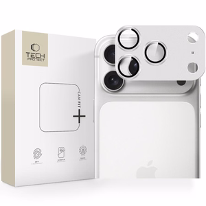 Tech-Protect Camfull Fit+ Camera Lens Glass for iPhone 17 Pro Max - Silver