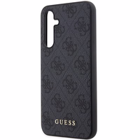 Guess GUHCS23FEG4GFGR S23 FE S711 pelēks/pelēks cietais apvalks 4G metāla zelta logotips