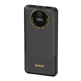 Portatīvais lādētājs Dudao K12 10000mAh PD22.5W USB-A, USB-C - melna