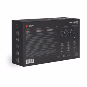 Savio NOX 240 mm procesora šķidruma dzesēšanas komplekts 12 cm melns 1 gab.