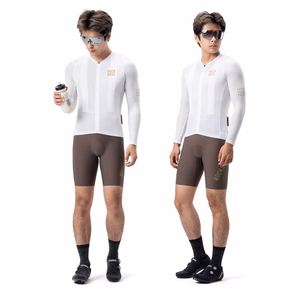 Rockbros YDCX008 Diamond Long Sleeve Cycling Jersey Size XXL - White