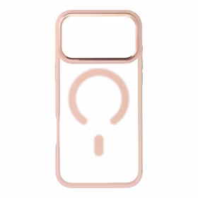 COLOR EDGE MAG COVER magnētiskais viedtālruņa apvalks, savietojams ar MagSafe, paredzēts IPHONE 17 Pro Max, rozā