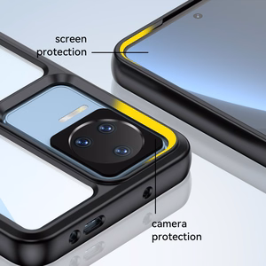 Outer Space Case for Xiaomi Poco F4 5G cover with a flexible frame black