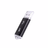 SILICON POWER Blaze B02 Pendrive USB flash drive 64 GB USB Type-A 3.2 Gen 1 (SP064GBUF3B02V1K) melns