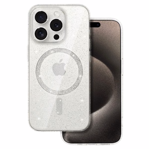 Mirdzošs magnētiskais viedtālruņa apvalks Iphone 16e caurspīdīgs