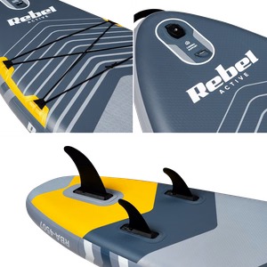 REBEL ACTIVE RBA-4507 SUP dēlis, pelēks
