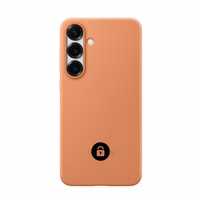 Maciņš "Silicone Cover" Samsung S911 S23 / Oranžs / iepakojumā