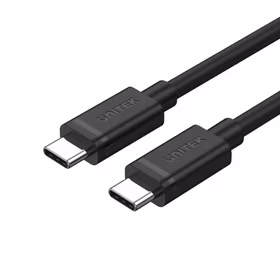 UNITEK Y-C477BK01-2M USB cable USB 3.2 Gen 1 (3.1 Gen 1) USB C melns