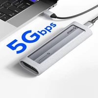 Orico AXM2S-G2-V1 M.2 NVME/NGFF USB-C/USB-A uz USB-C 6Gb/s / 10Gb/s disku ietvars - pelēks