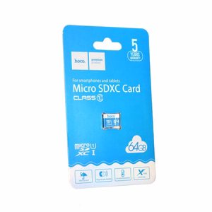 HOCO atmiņas karte microSD 64GB klase 10