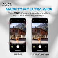 X-ONE Sapphire Kameras Aizsargs - Samsung Galaxy S23/S23 Plus - sudrabains