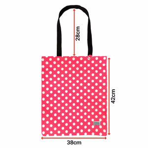 Shopping bag Wonder wzór 2 pink polka-dot