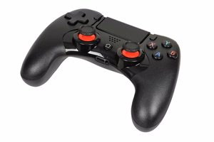 iBox IGP4 spēļu kontrolieris melns Bluetooth Gamepad analogais / digitālais Android, PC, PlayStation 4, iOS