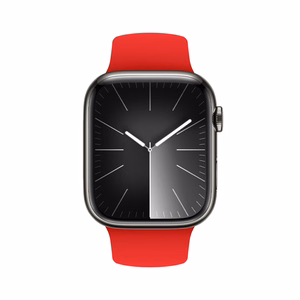 Crong Liquid siksniņa Apple Watch 44 / 45 / 46 / 49 mm, sarkana