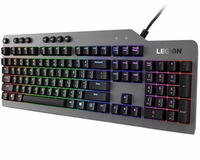 Lenovo Legion K500 keyboard Gaming USB QWERTY US English melns, pelēks