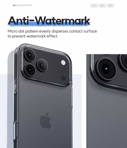 Korpuss Mercury Jelly Clear Apple iPhone 17 Pro caurspīdīgs