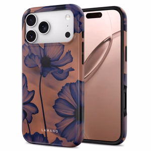 Tech-Protect Lamano MagSafe maciņš iPhone 18 Pro / 17 Pro, tumši zils un brūns