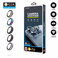 X-ONE Sapphire Camera Armor Pro - iPhone 17 Pro kameras aizsargs - sudraba