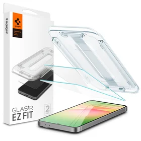 Spigen Glas.tR EZ Fit rūdītais stikls Samsung Galaxy S24 FE (2 gab.)
